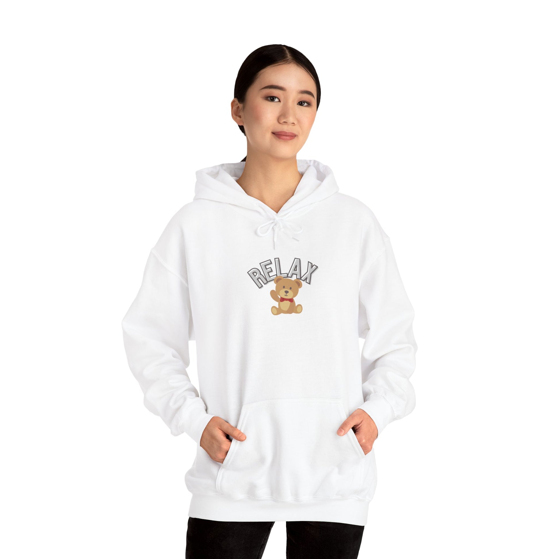 Teddy Bear Graphic Hoodie – Relaxation Sweatshirt for Men & Women - Wolf Aura Co