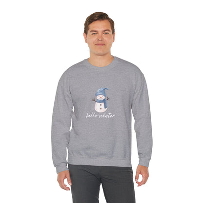 Let It Snow Sweatshirt – Cozy Winter Snowman Crewneck | Soft Cotton-Poly Winter Sweater