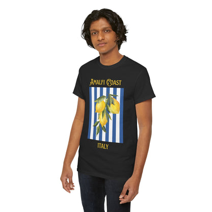 Unisex Amalfi Coast T-Shirt – Casual Coastal Graphic Tee - Wolf Aura Co