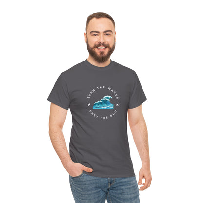 Wave Unisex Tee – Casual Cotton T-Shirt for Everyday Comfort - Wolf Aura Co