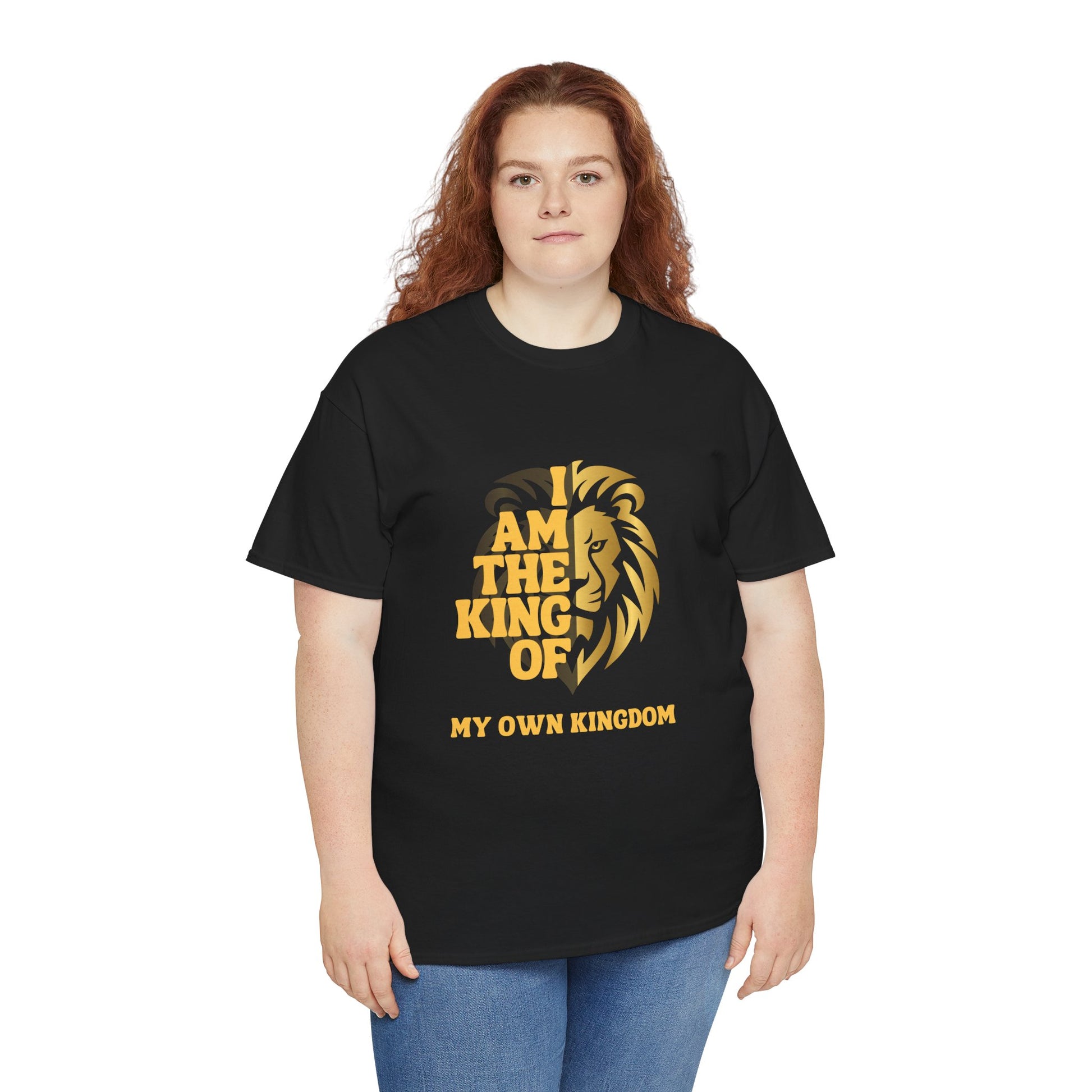 Lion Print Cotton T-Shirt – Fierce Graphic Tee, Casual Everyday Wear, Animal Lover Gift - Wolf Aura Co
