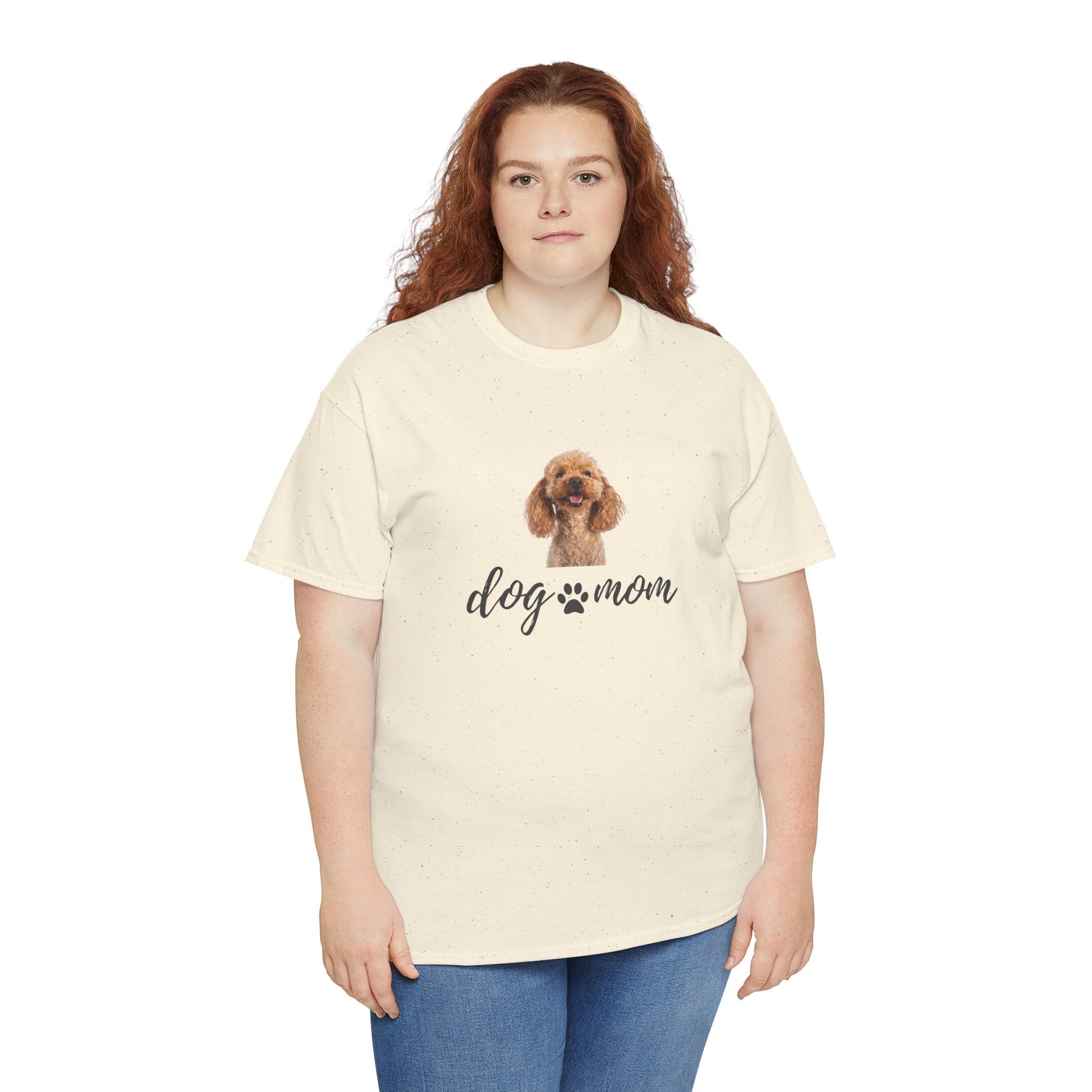 Dog Print Cotton T-Shirt – Cute Casual Tee for Dog Moms | Gift for Dog Lovers, Everyday Comfort, Pet Parent Apparel - Wolf Aura Co