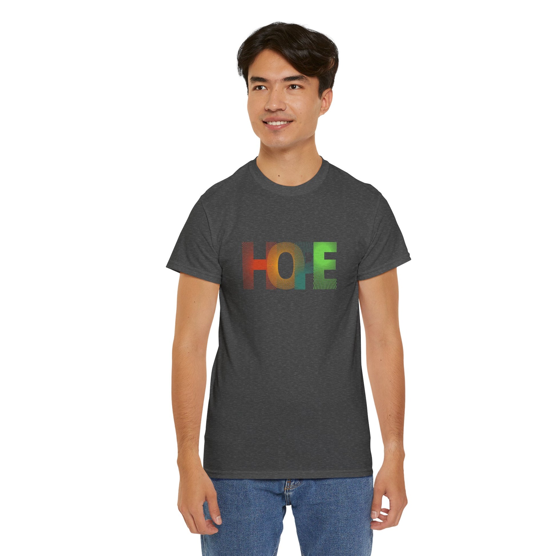 Unisex Hope Graphic Tee – Motivational Casual Wear - Wolf Aura Co