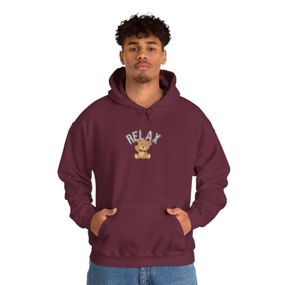 Teddy Bear Graphic Hoodie – Relaxation Sweatshirt for Men & Women - Wolf Aura Co