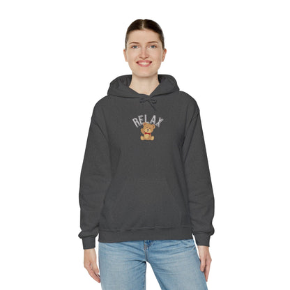 Teddy Bear Graphic Hoodie – Relaxation Sweatshirt for Men & Women - Wolf Aura Co