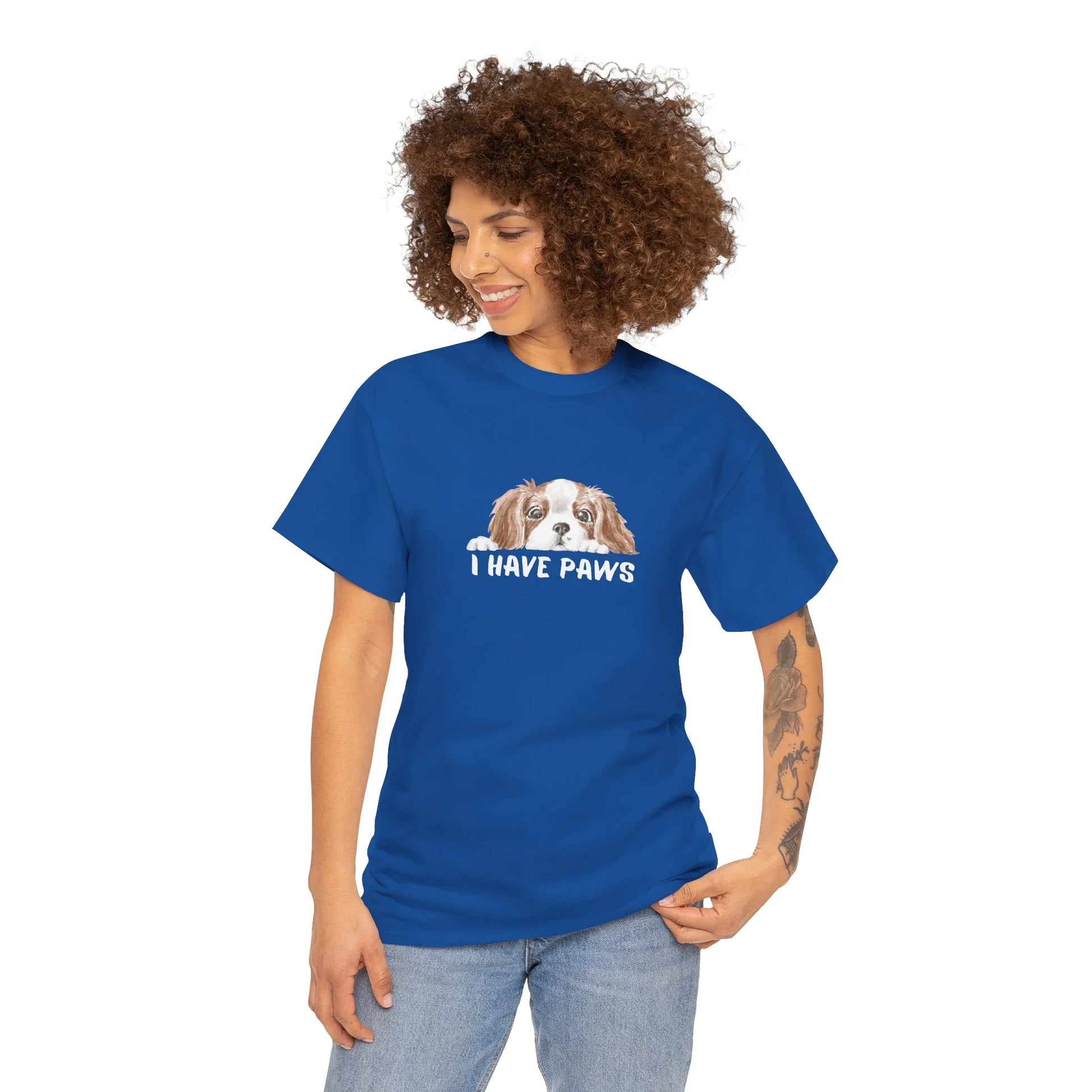 Dog Lover's Unisex Tee - I Have Paws - Wolf Aura Co