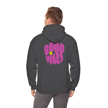 Good Vibes Unisex Hoodie - Cozy Sweatshirt, Casual Wear, Perfect Gift, Everyday Comfort, Trendy Fashion - Wolf Aura Co