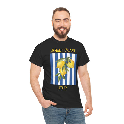 Unisex Amalfi Coast T-Shirt – Casual Coastal Graphic Tee - Wolf Aura Co