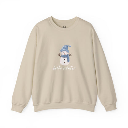 Let It Snow Sweatshirt – Cozy Winter Snowman Crewneck | Soft Cotton-Poly Winter Sweater