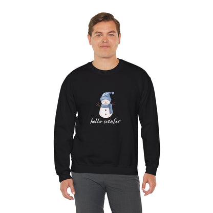 Let It Snow Sweatshirt – Cozy Winter Snowman Crewneck | Soft Cotton-Poly Winter Sweater
