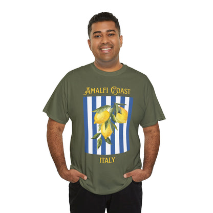 Unisex Amalfi Coast T-Shirt – Casual Coastal Graphic Tee - Wolf Aura Co