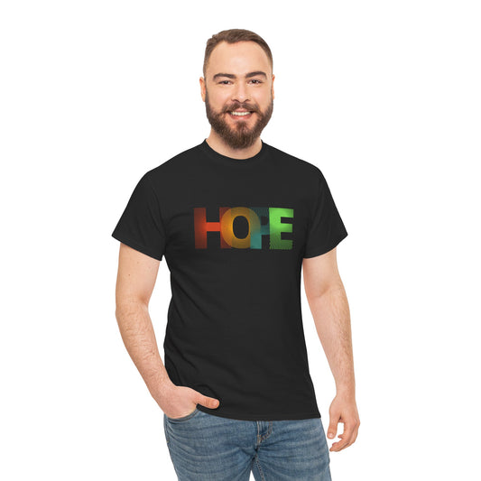 Unisex Hope Graphic Tee – Motivational Casual Wear - Wolf Aura Co