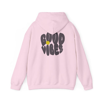 Good Vibes Unisex Hoodie - Cozy Sweatshirt, Casual Wear, Perfect Gift, Everyday Comfort, Trendy Fashion - Wolf Aura Co