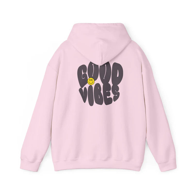 Good Vibes Hoodie - Cozy Sweatshirt, Casual Wear, Perfect Gift, Everyday Comfort, Trendy Fashion