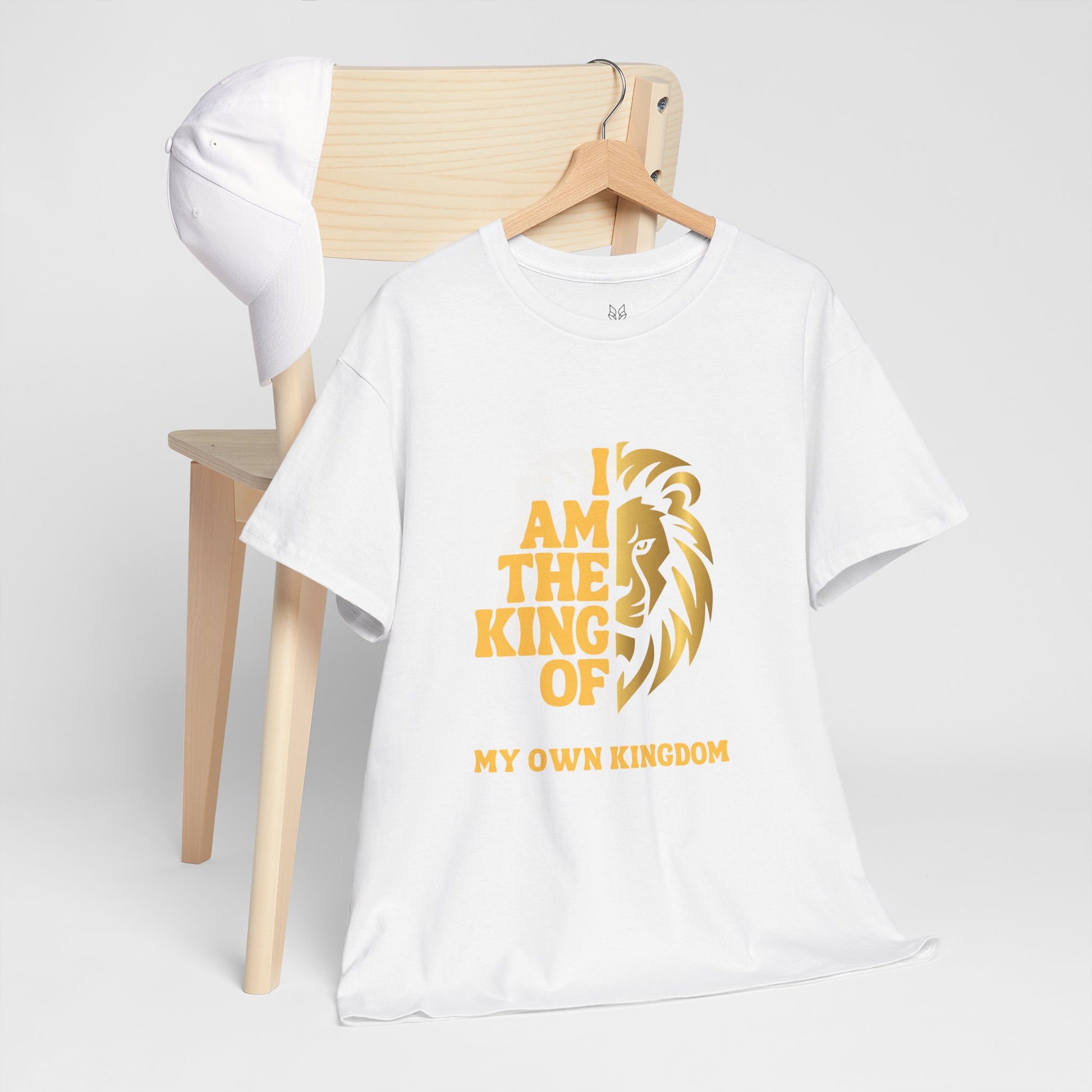 Lion Print Cotton T-Shirt – Fierce Graphic Tee, Casual Everyday Wear, Animal Lover Gift - Wolf Aura Co