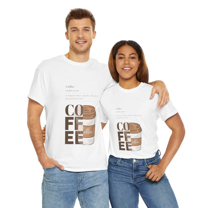 Fresh Brew Vibes Cotton T-Shirt – Casual Coffee Lovers Graphic Tee, Everyday Comfort, Barista Gift - Wolf Aura Co