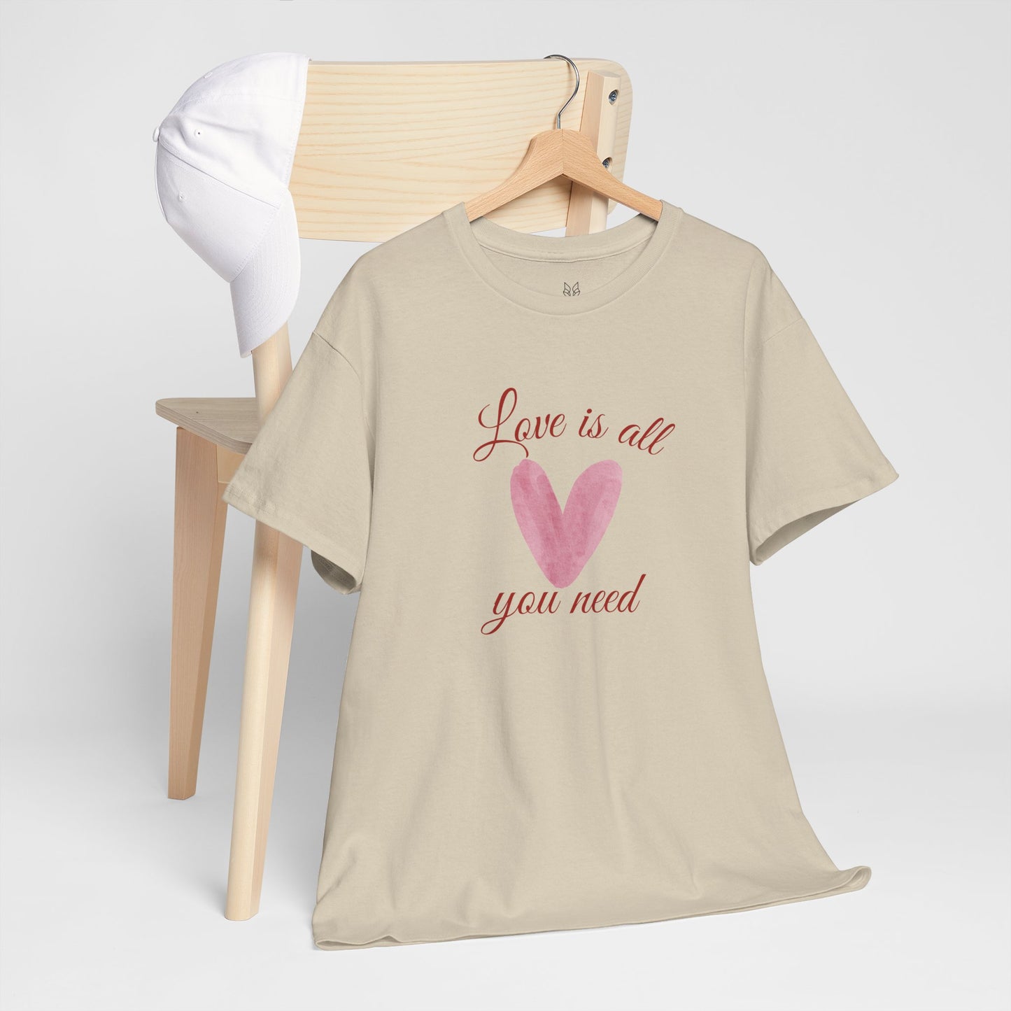 Love Is All You Need Heart Tee — Romantic Valentine’s Day T-Shirt