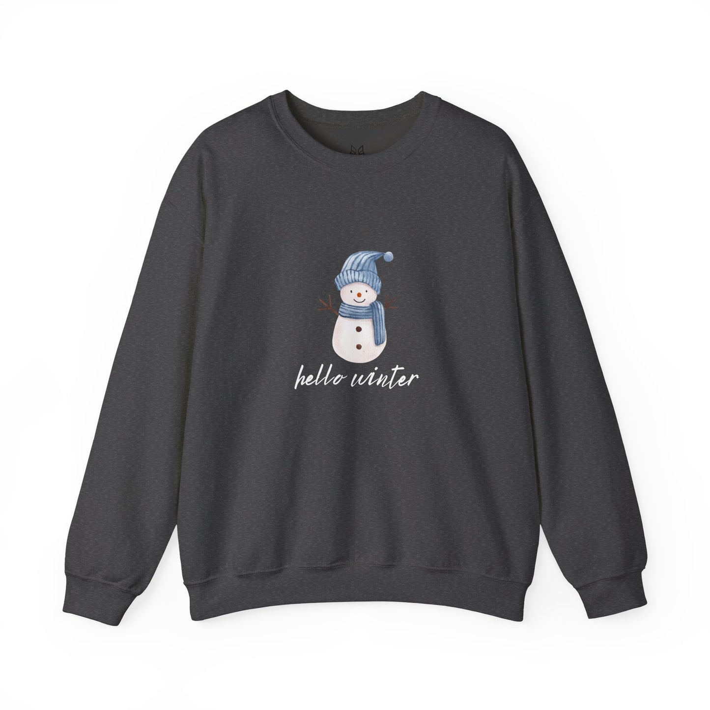 Let It Snow Sweatshirt – Cozy Winter Snowman Crewneck | Soft Cotton-Poly Winter Sweater