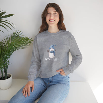 Let It Snow Sweatshirt – Cozy Winter Snowman Crewneck | Soft Cotton-Poly Winter Sweater
