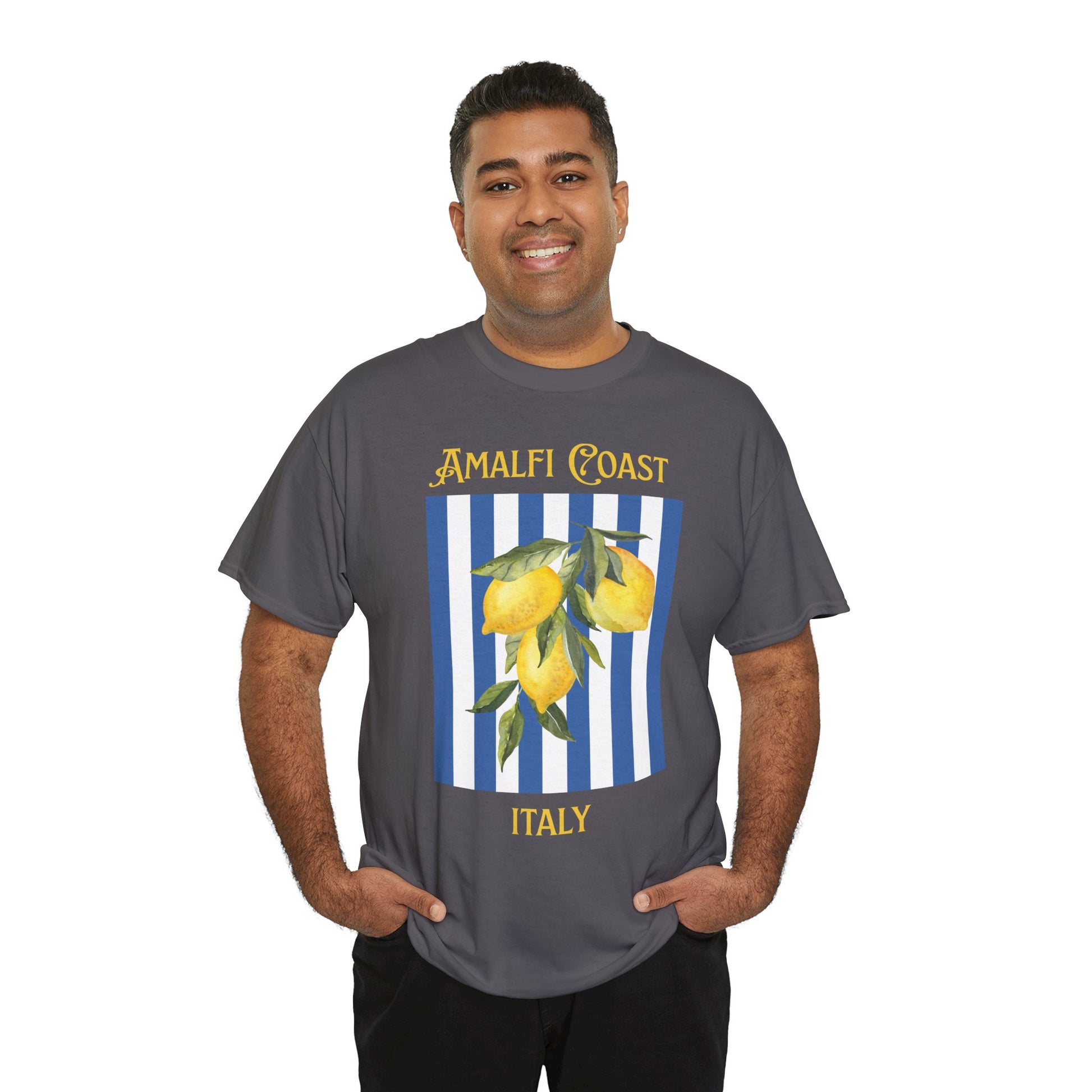 Unisex Amalfi Coast T-Shirt – Casual Coastal Graphic Tee - Wolf Aura Co