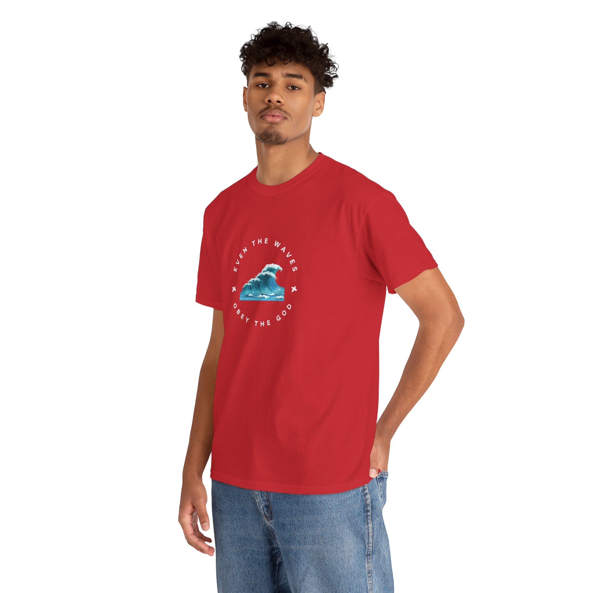 Wave Unisex Tee – Casual Cotton T-Shirt for Everyday Comfort - Wolf Aura Co