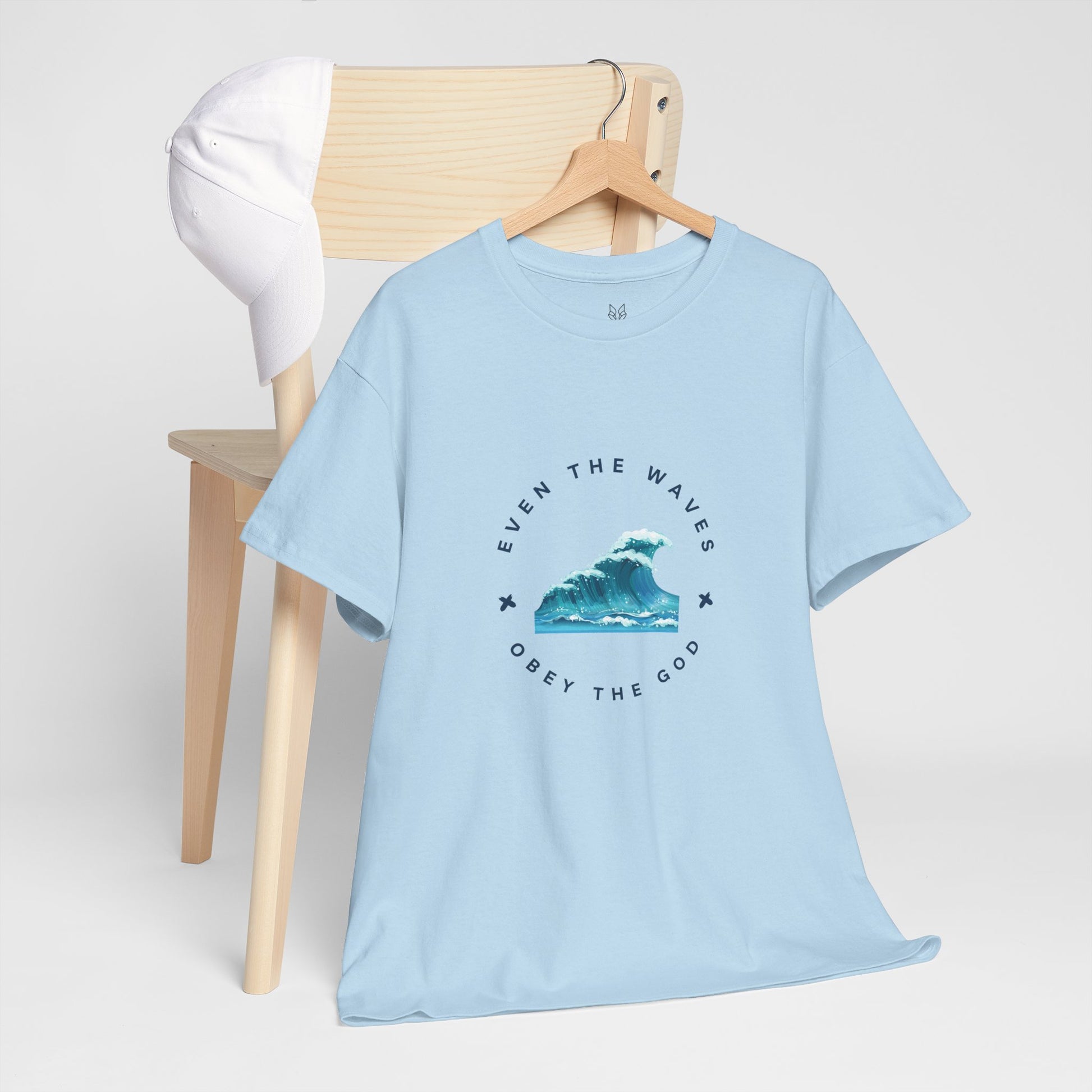 Wave Unisex Tee – Casual Cotton T-Shirt for Everyday Comfort - Wolf Aura Co