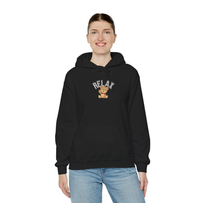 Teddy Bear Graphic Hoodie – Relaxation Sweatshirt for Men & Women - Wolf Aura Co