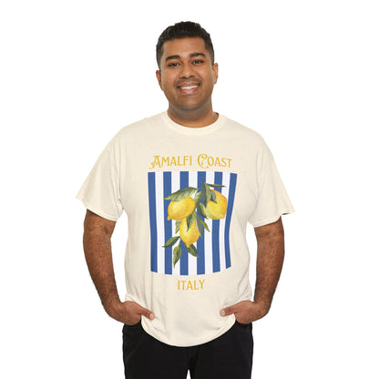 Unisex Amalfi Coast T-Shirt – Casual Coastal Graphic Tee - Wolf Aura Co