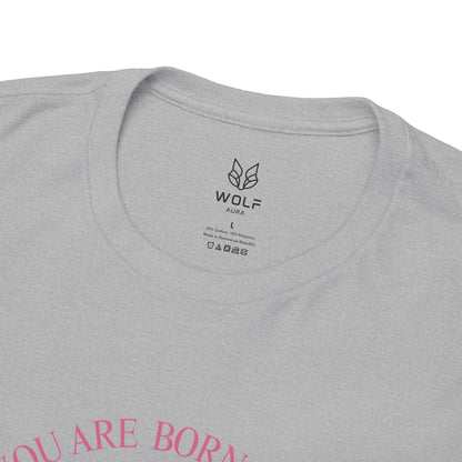 Cute Bow Cotton T-Shirt – Casual Graphic Tee, Everyday Comfort, Gift for Her - Wolf Aura Co