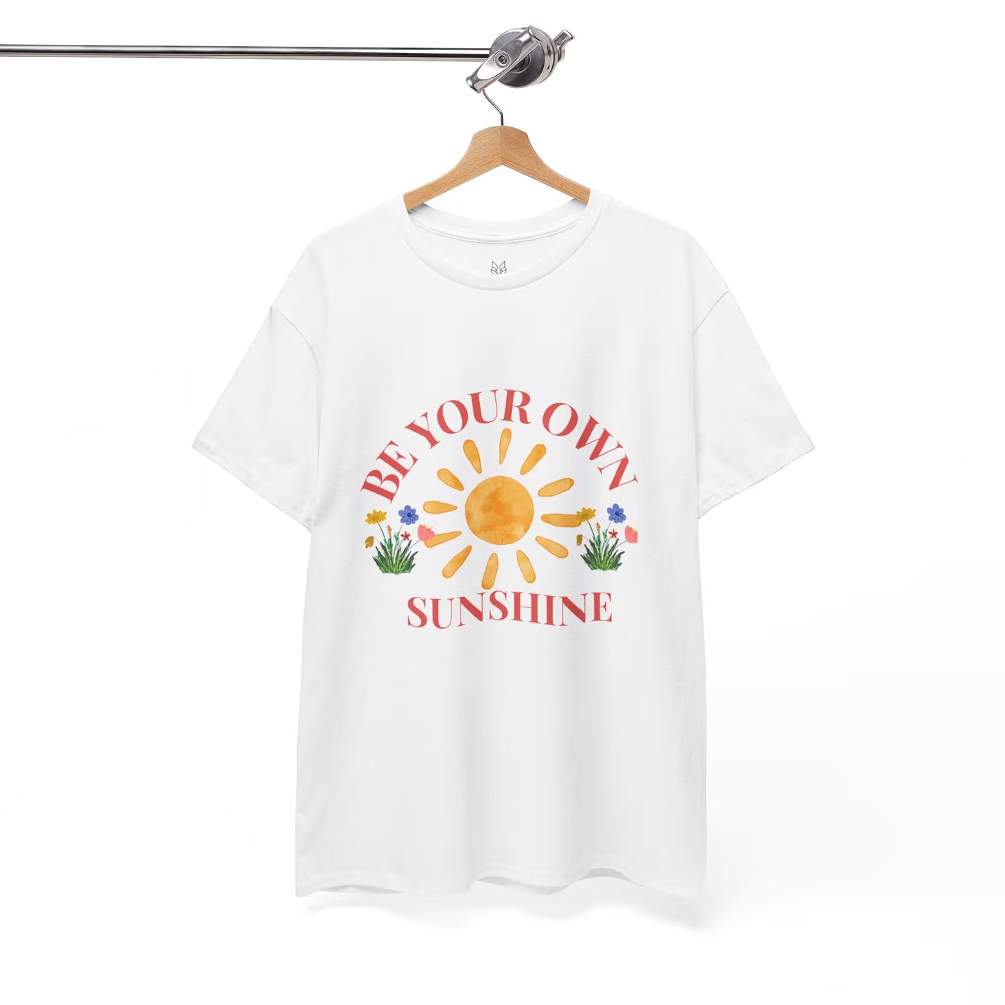 Be Your Own Sunshine Cotton T-Shirt – Positive Graphic Tee, Everyday Casual Wear, Uplifting Gift