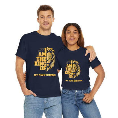 Lion Print Cotton T-Shirt – Fierce Graphic Tee, Casual Everyday Wear, Animal Lover Gift